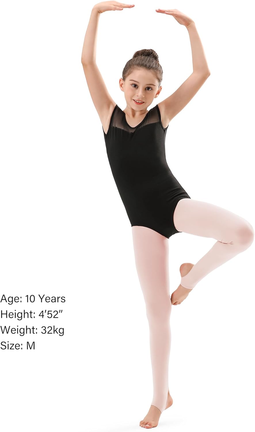 Stelle Ultra Soft Dance Tights - Girls & Women’s Stirrup Tights for Ballet & Gymnastics | Multiple Sizes Available