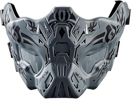 Half Face Ghost Mask Airsoft Paintball Mask， for Halloween Cosplay Paintball CS GamesTactical Gear
