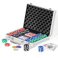 Boyzhood Poker Chips Set 200 Pcs with Aluminum Travel Case - 11.5 Gram Casino Quality