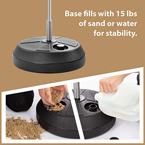 Adult Tech Tools Punching Bag with Stand – Adjustable Speed Boxing Set