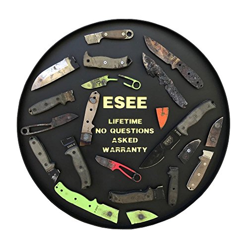 ESEE Candiru Fixed Blade Knife Black Handle & Blade - Survival Tool
