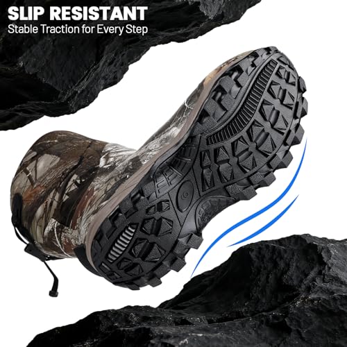 Hunthor Men's Waterproof Insulated Camo Hunting Boots - Next G2 Variation