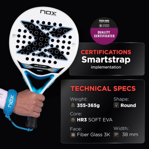 NOX Soft Padel Racket Equation 2026 Round Shape for Comfort & Spin