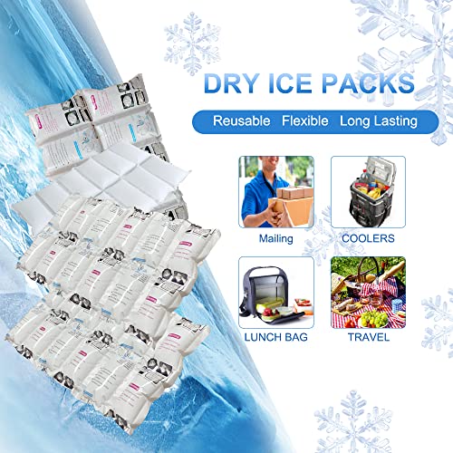 Rainbow Dry Ice Pack Sheets for Shipping & Cooling - 100 Sheets (12 Cell/Sheet)
