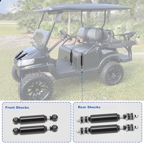 Rear and Front Shock Absorbers for Club Car Golf Carts - AUTOBABA Compatible