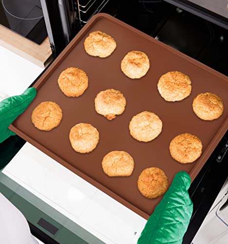 Silicone Dehydrator Sheets with Raised Edges for Fruit Leather & Food Drying