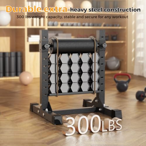 FitinOne Adjustable Leg Workout Stand for Split Squats Home Gym Equipment