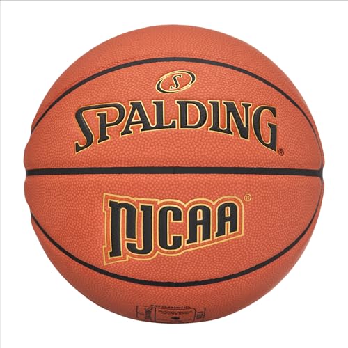 Spalding Legacy TF-1000 NJCAA Size 7 Indoor Game Basketball - Orange 29.5"