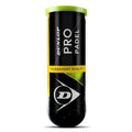 Dunlop Sports Pro Padel Ball, 3-Ball can, Yellow