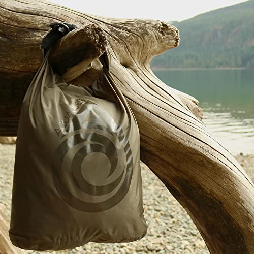 AquaQuest Rogue Waterproof Dry Bag Set 10L, 20L & 30L - Olive Drab, Roll Top
