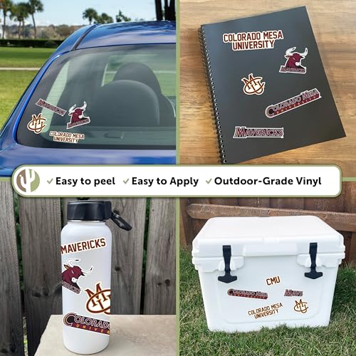 Colorado Mesa Mavericks Vinyl Sticker Decal for Laptops & Water Bottles