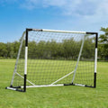 Sportappy Heavy-Duty Metal Soccer Goal Post 3x2.5 to 12x6.5 ft with Weatherproof Net