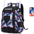 KAVIGOR Pink Camo Baseball Backpack 50L Large Capacity with Laptop & Charge Port