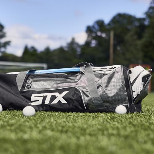 STX Lacrosse Challenger Equipment Bag 42-Inch Black | Sports Gear Storage