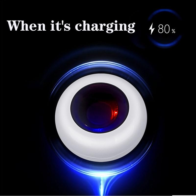 Xininyia For R02 R03 R06 R08 R09 R10 R11 R11M SR11M R12 BJ02 SRC01 SRC10 Smart Ring Charger Charging Case Portable Magnetic Charging box(Not Wireless Charging!)