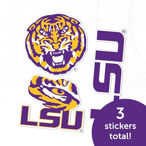 LSU Tigers Officially Licensed Desert Cactus Sticker Sheet