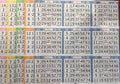 Bingo Paper Game Cards - 200 Disposable Bingo Books with 9 Cards Each - High-Quality Newsprint for Fundraisers & Family Fun