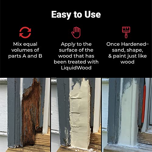 Abatron WoodEpox Kit 2 Quart - Structural Wood Filler & Repair Epoxy