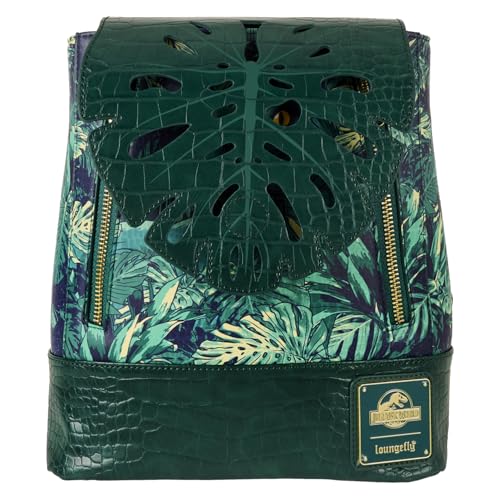 Jurassic World Mini Backpack - Dinosaur Faux Leather Design, Adjustable Straps