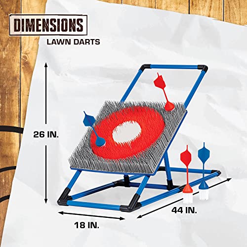 2-in-1 Axe & Lawn Dart Game Set - Outdoor Family Backyard Fun