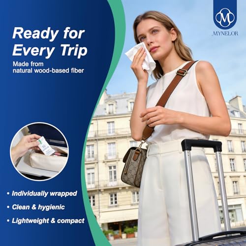 1 Pack of 80 Compressed Towel Tablets Travel Disposables Washcloths