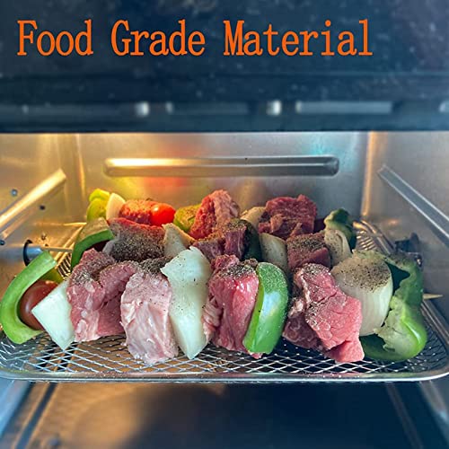 Dehydrator Racks for 6qt Chefman Caynel & Power Air Fryer Oven - Food Grade Stainless Steel