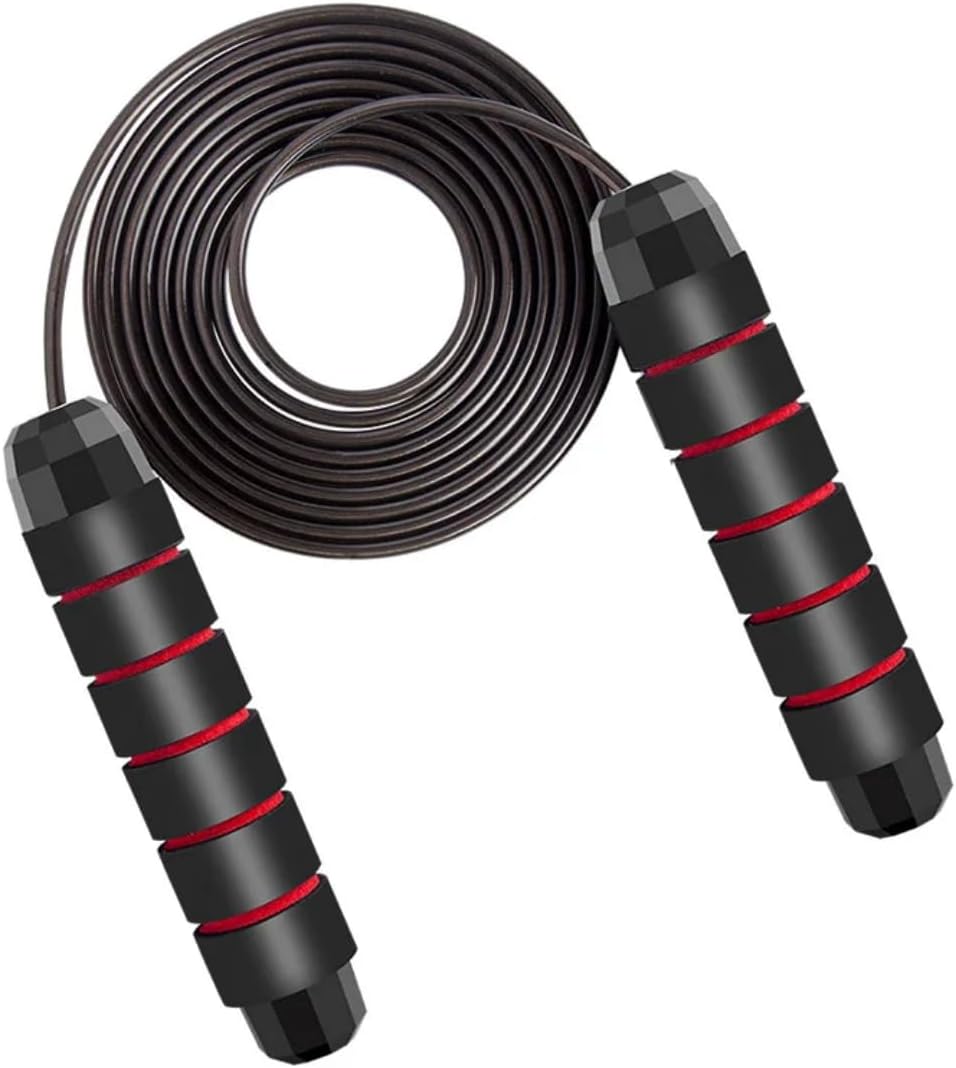Skiennix Adjustable Jump Rope - Tangle-Free Speed Rope with Foam Handles for Cardio & Home Workouts