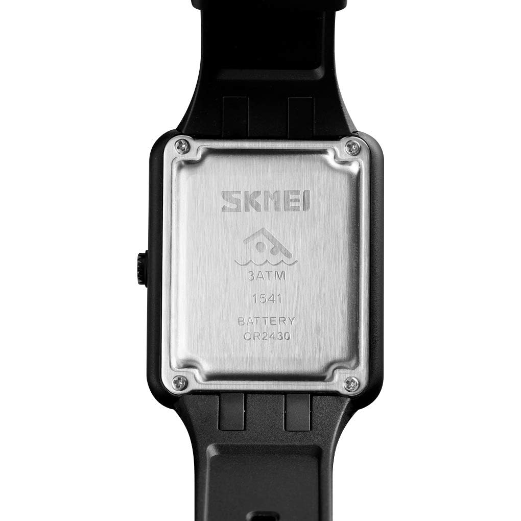 Gosasa Large Face LED Digital Watch Date Time 3Bar Waterproof Men Women Sports Watches(Black)