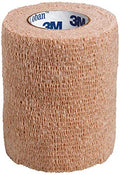 Self-Adherent Cohesive Bandage 3 Inch x 5 Yards - Pack of 24 for First Aid