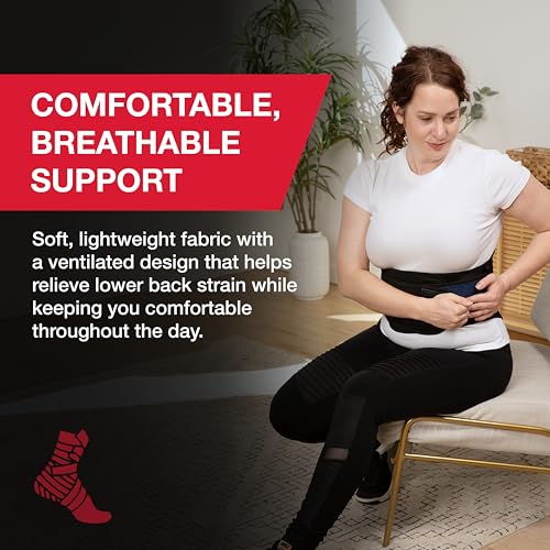 Adjustable Lumbar Back Brace Support Belt for Lower Back Pain Relief