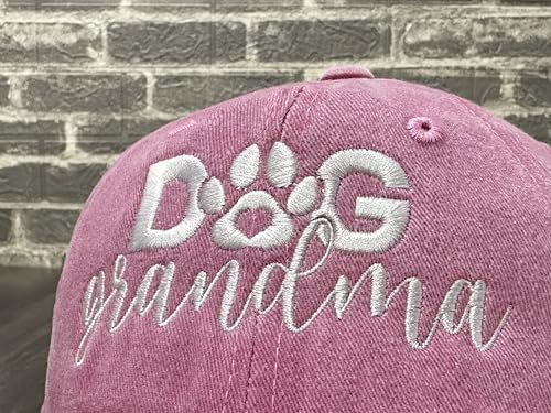 Dog Lover Hat for Men Women - Dog Grandma Baseball Cap Pink Variation