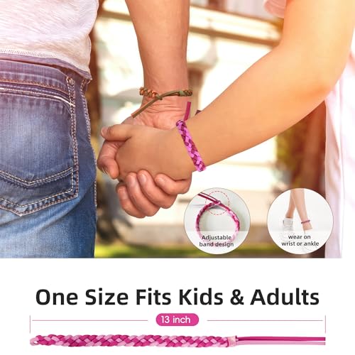 24 Pack Mosquito Repellent Bracelets - DEET-Free, Adjustable, Long-Lasting Natural Insect Protection - Indoor & Outdoor Use
