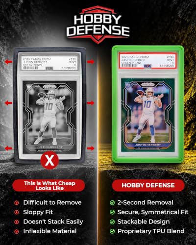 PSA Slab Guard 3-Pack - Red Slab Protector for Graded Cards, Fits PSA Case