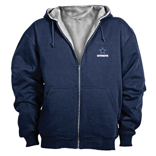 Dunbrooke NFL Dallas Cowboys Full Zip Thermal Hoodie XXL Men’s