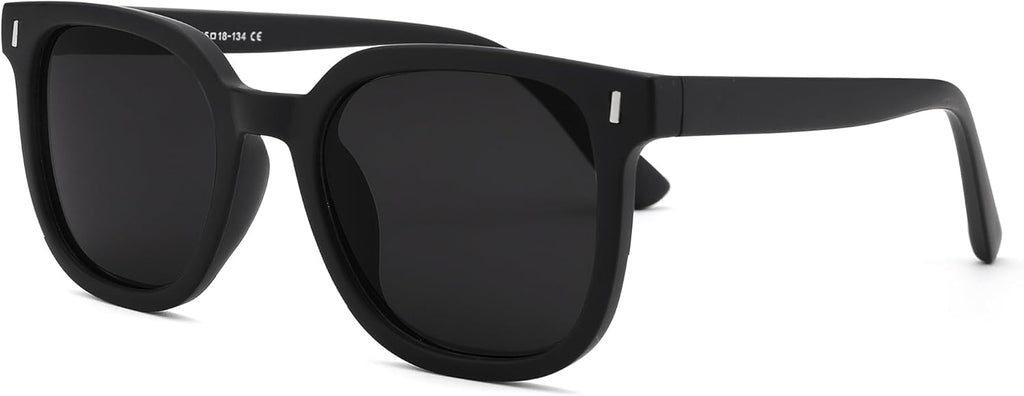 Pro Acme Polarized Kids Sunglasses - Flexible TPEE Rubber Square Shades for Ages 3-10