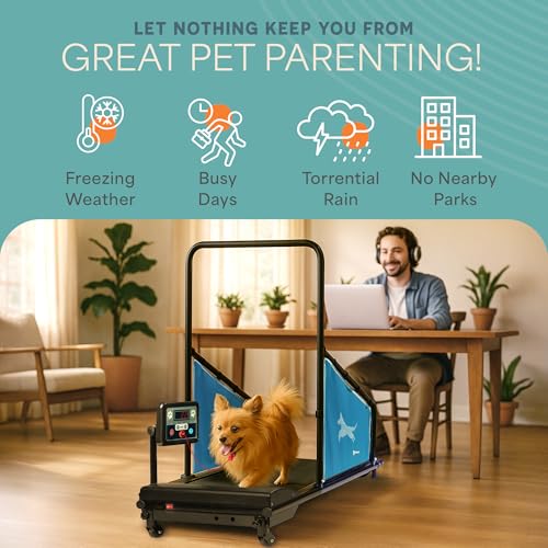 Lifepro PawRunner Small & Medium Dog Treadmill with Remote Control - Quiet, Safe Exercise Machine