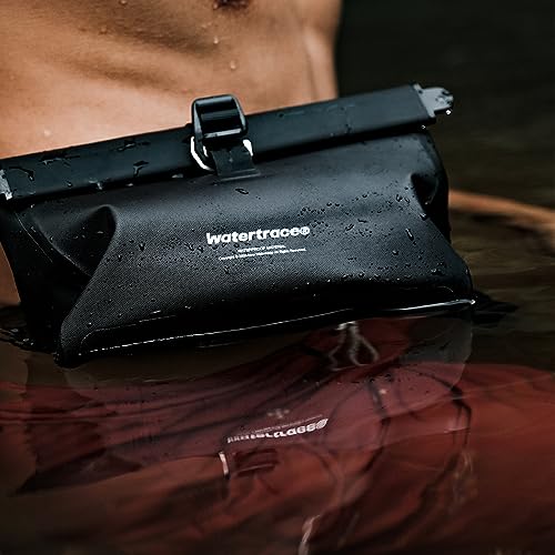 Waterproof Fanny Pack with Magnetic Closure - Black Water-Resistant Waist Bag