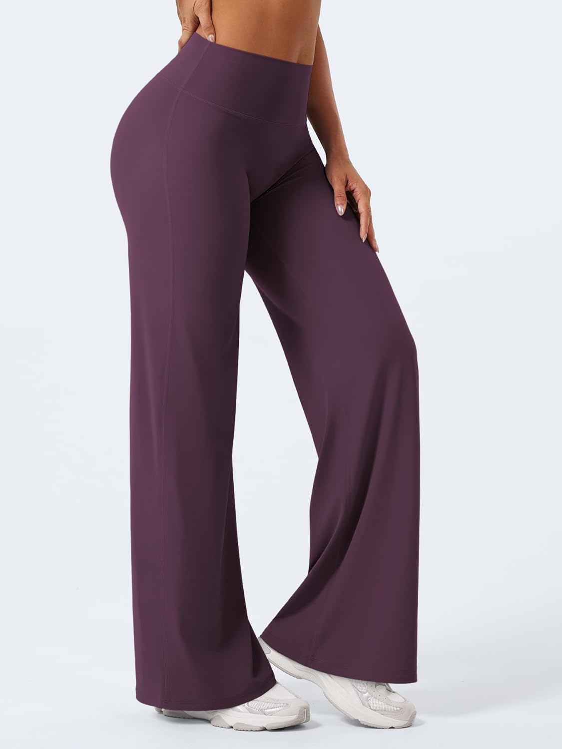 YEOREO Women's High Waist Workout Leggings - No Front Seam, Buttery Soft Yoga Pants | Multiple Sizes Available