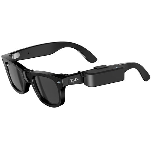 coolodd Wearable Power Bank for Ray-Ban Meta Smart Glasses (Gen 1 & 2,Wayfarer/Skyler/Headliner) & Oakley Meta HSTN – Ultra-Light Clip-On 370mAh Fast Charging Battery with USB-C Cable | Black