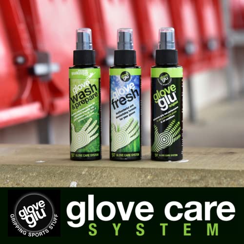 Gloveglu Glove Care System Bundle - 120ml Pack of 3 Wash, Spray & Revive