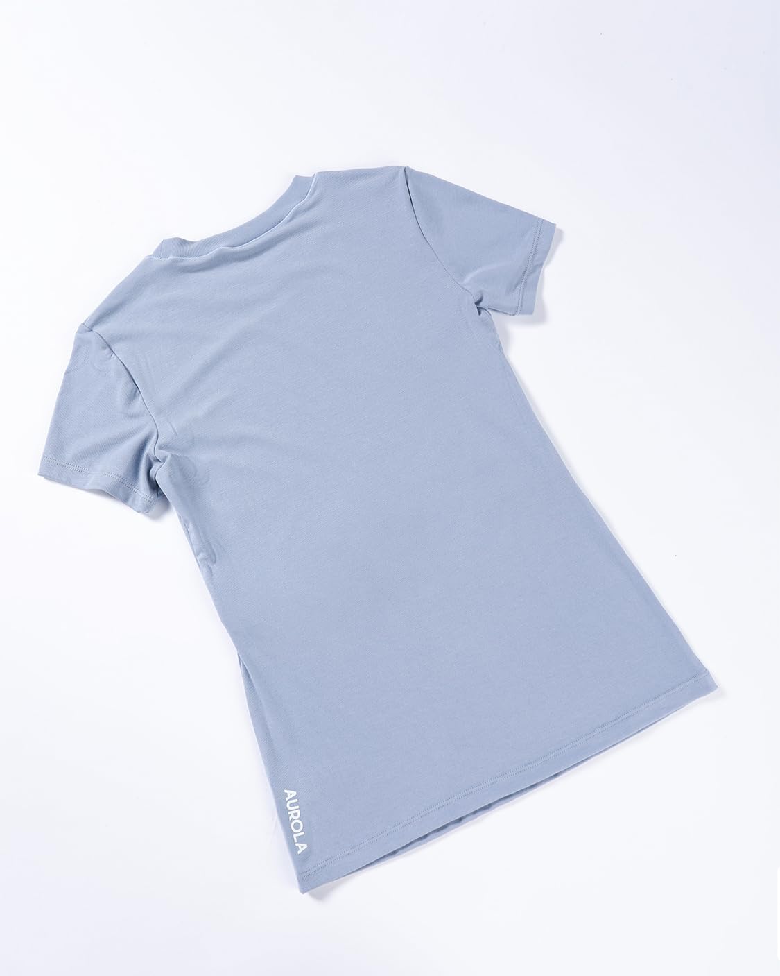 AUROLA Everyday Fitted T-Shirt - Women's Crew Neck Short Sleeve Modal Slim Fit Top | Stylish Crop Tee