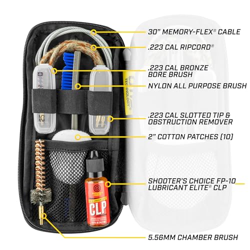 Otis Defender Series Firearm Cleaning Kit 5.56mm/9mm Model - All-In-One Gun Maintenance