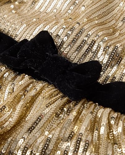 Gymboree Baby Girls Sleeveless Sequin Gold Dress Toddler Size 7