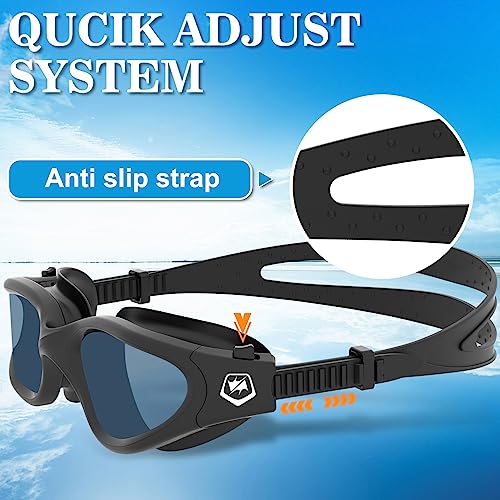 Swimming Goggles for Men Women Teens Anti Fog UV Protection Clear Vision
