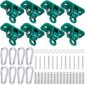 Tandefio Green 8-Piece Swing Hanger Set for Indoor & Outdoor Use