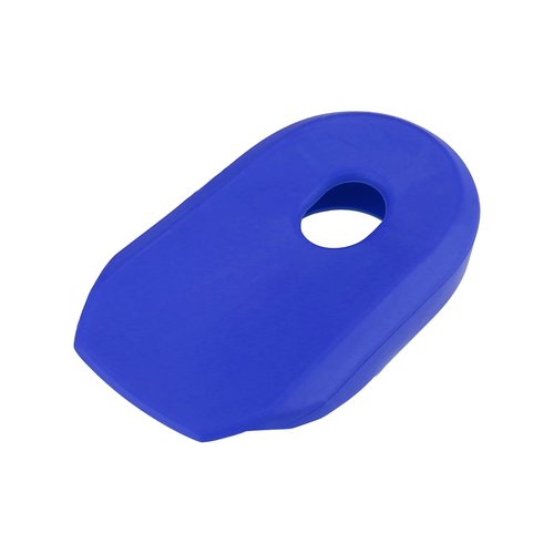 X AUTOHAUX 2pcs Soft Plastic Bicycle Cycling Crank Boot Protectors Mountain Bike Gel Sleeve Crank Arm Cover Protection Blue
