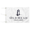 2BUT Old Head Golf Links Golf Pin PGA Flag Practic Putting Green Golf Flag For Backyard Garden Double-Sewn 600D Nylon Miniature Pin Flag (20"X13" Grommet)