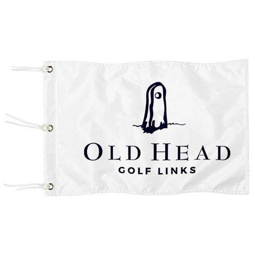 2BUT Old Head Golf Links Golf Pin PGA Flag Practic Putting Green Golf Flag For Backyard Garden Double-Sewn 600D Nylon Miniature Pin Flag (20"X13" Grommet)