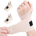 2 Pack Wrist Brace by [Brand Name] - Ultra Thin Elastic Support for Carpal Tunnel Relief | Fits Small & Medium Hands