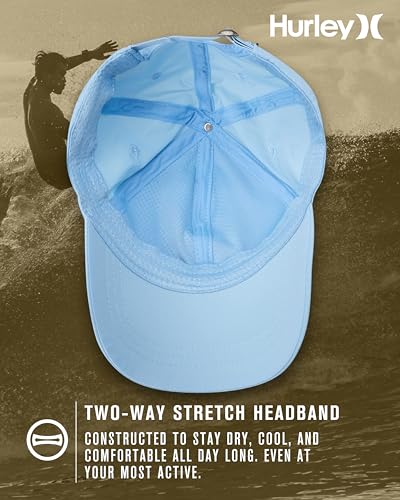Hurley Women's Snap-Back Curved Brim Trucker Baseball Cap - One Size Aura